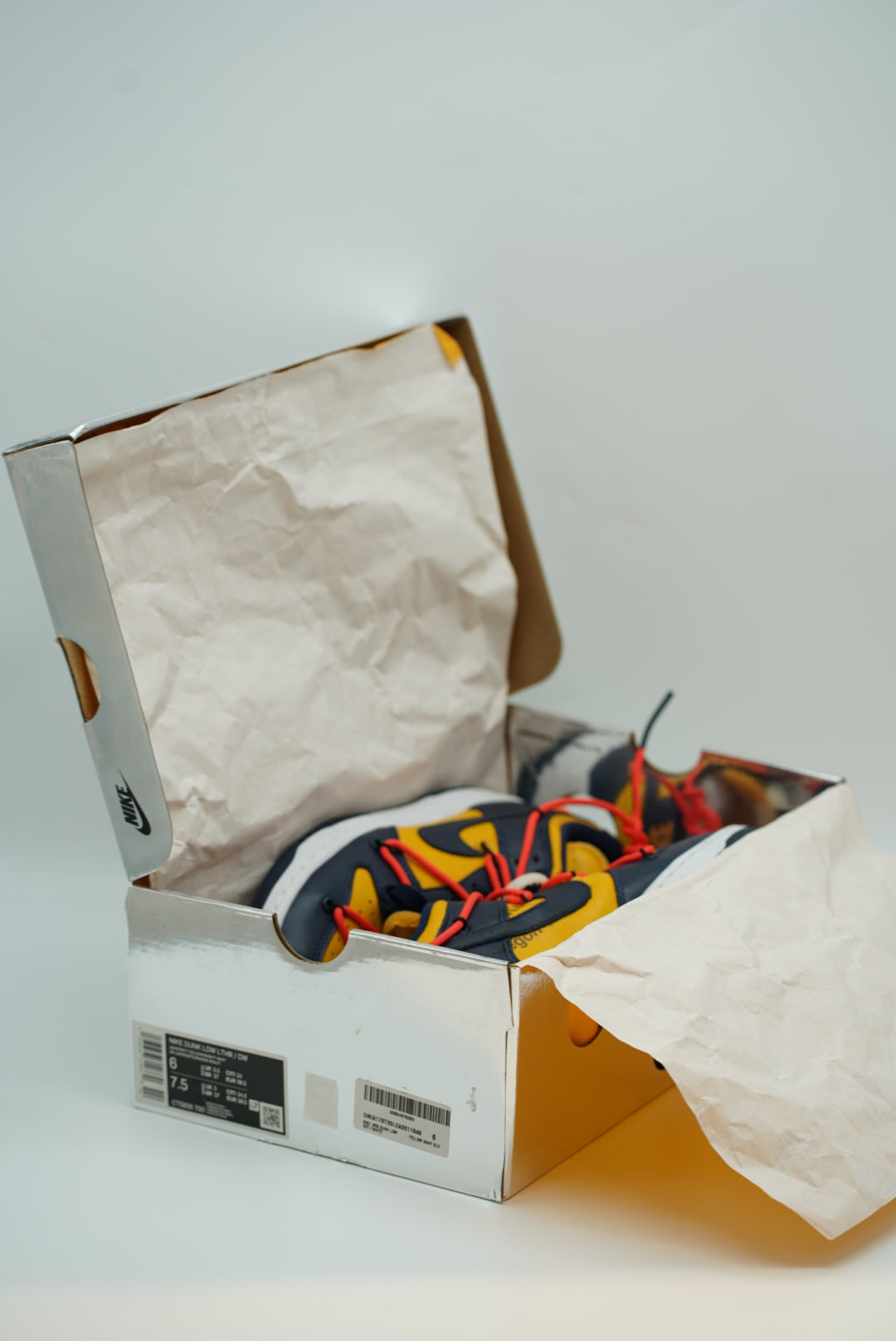 Nike dunk low off-white university gold | The Valley Store Philippines