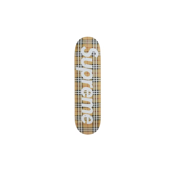 Supreme Burberry Skateboard Deck Beige – The Valley Store Ph