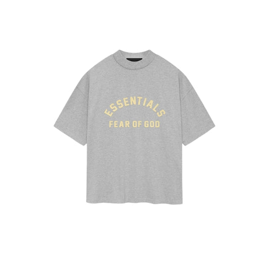 Fear of God Essentials Heavy Jersey Crewneck Tee Light Heather Grey (SS24)