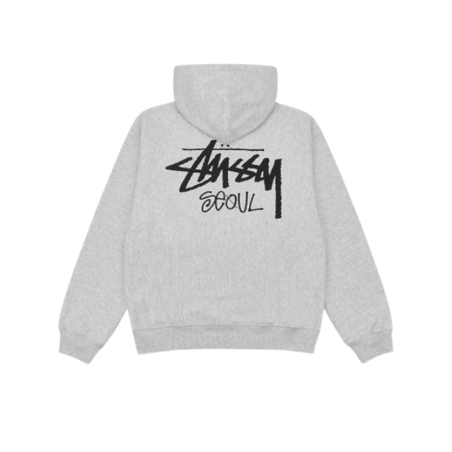 Stussy Hoodie Seoul Ash Heather