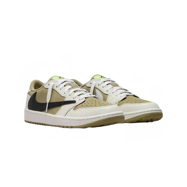 Jordan 1 Retro Low Golf Travis Scott Neutral Olive | The Valley Store PH