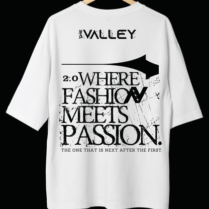 The Valley Tee Where Fashion Meets Passion 2.0 White