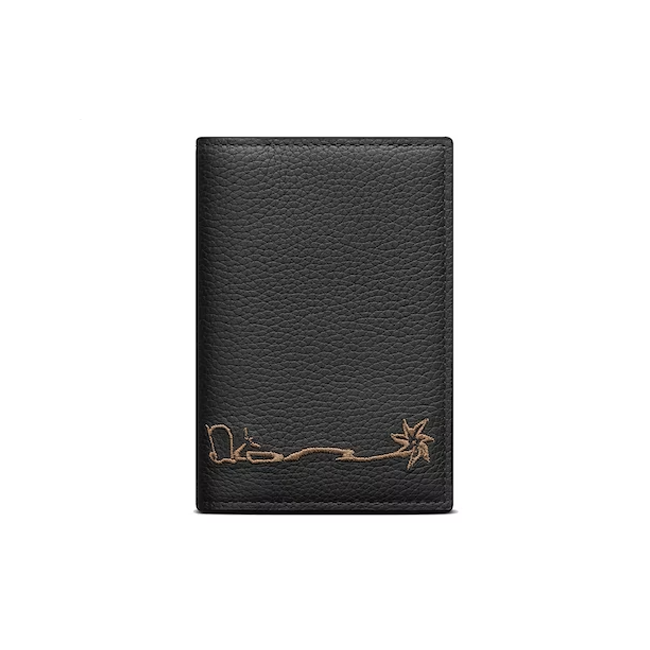 dior card bi fold holder cactus jack black | The Valley Store PH