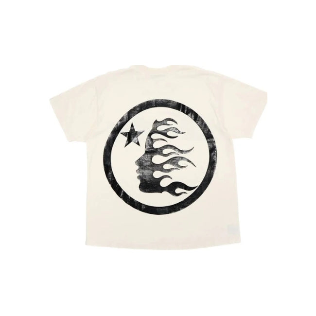 Hellstar Classic Regular Print Tee White Black