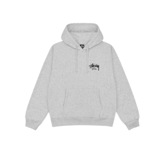 Stussy Hoodie Seoul Ash Heather