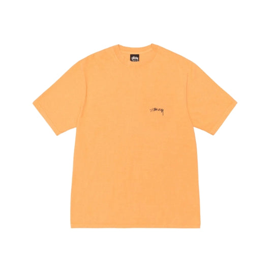 Stussy Tee Smooth Stock Pigment Dyed Orange