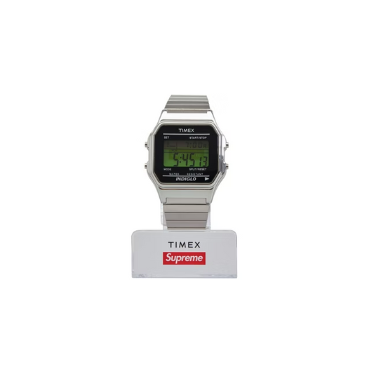 Supreme timex digital watch silver | The Valley Store PH