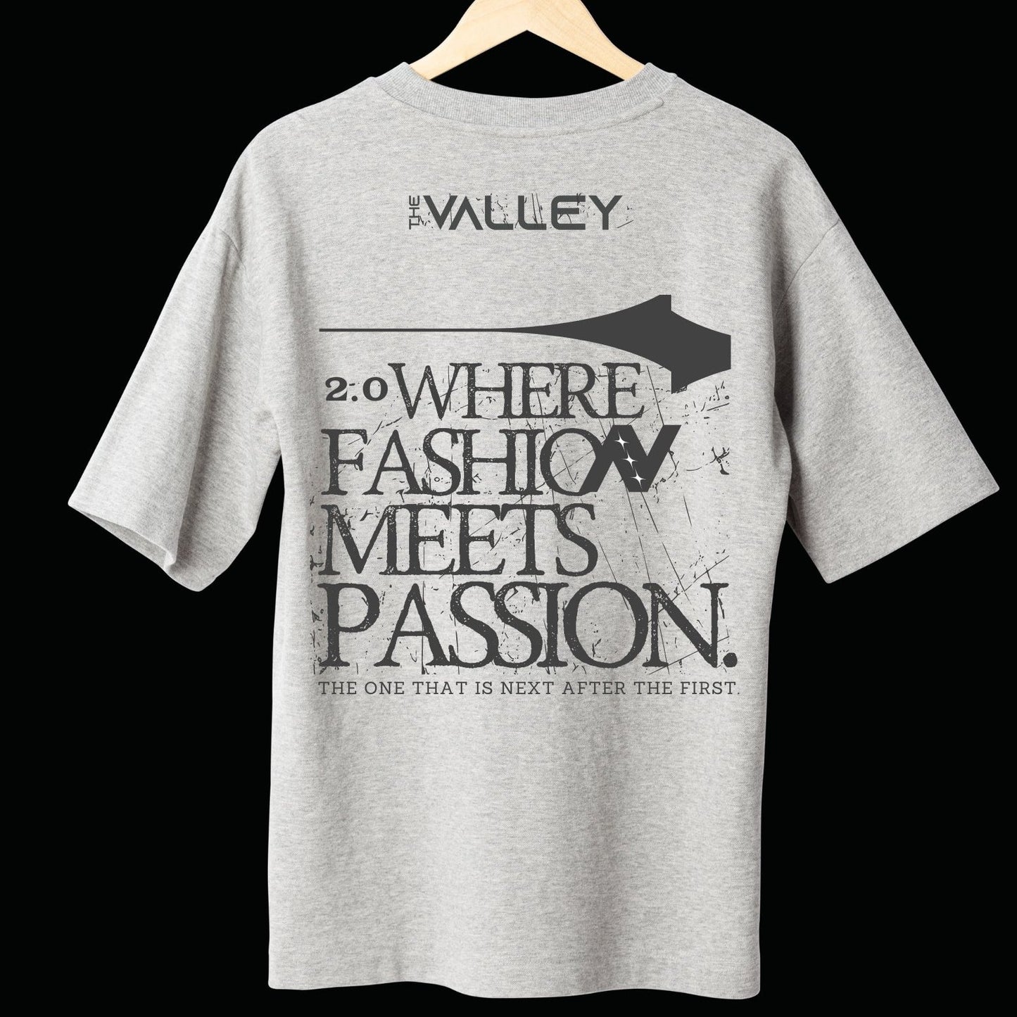 The Valley Tee Where Fashion Meets Passion 2.0 Grey