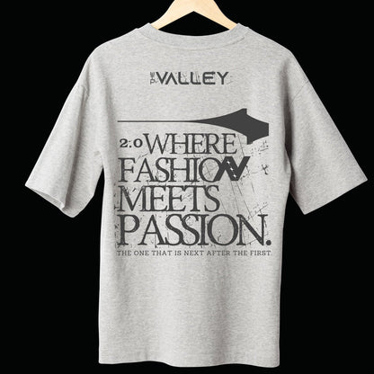 The Valley Tee Where Fashion Meets Passion 2.0 Grey