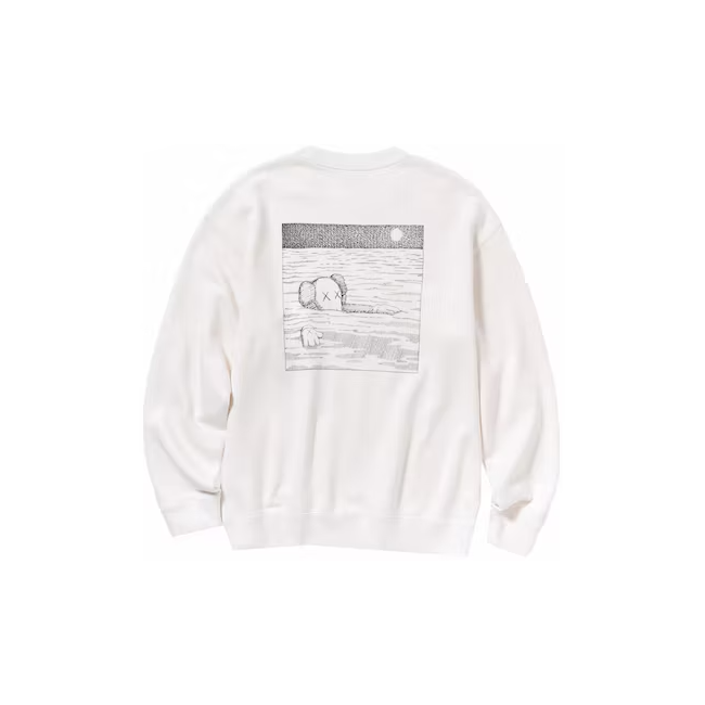 uniqlo x kaws sweatshirt graphic white | The Valley Store PH